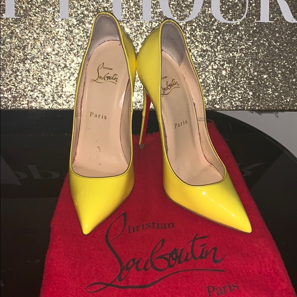 Authentic Yellow So Kate Christian louboutin - Picture 1 of 3
